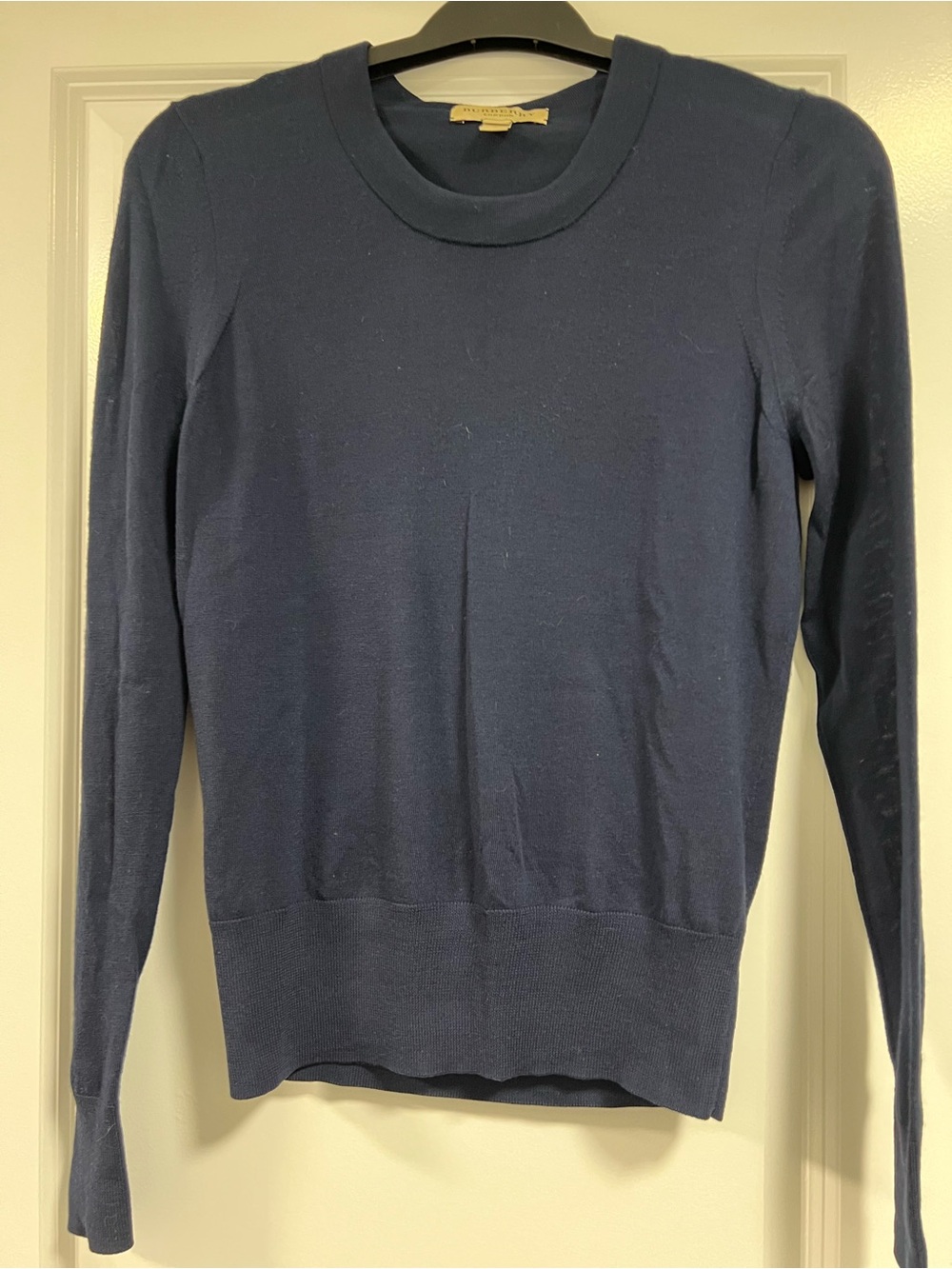 Burberry Navy Crewneck Sweater